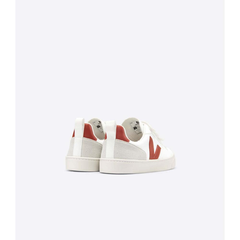 Veja V-10 CWL Topanky Detske White/Burgundy | SK 785ILH